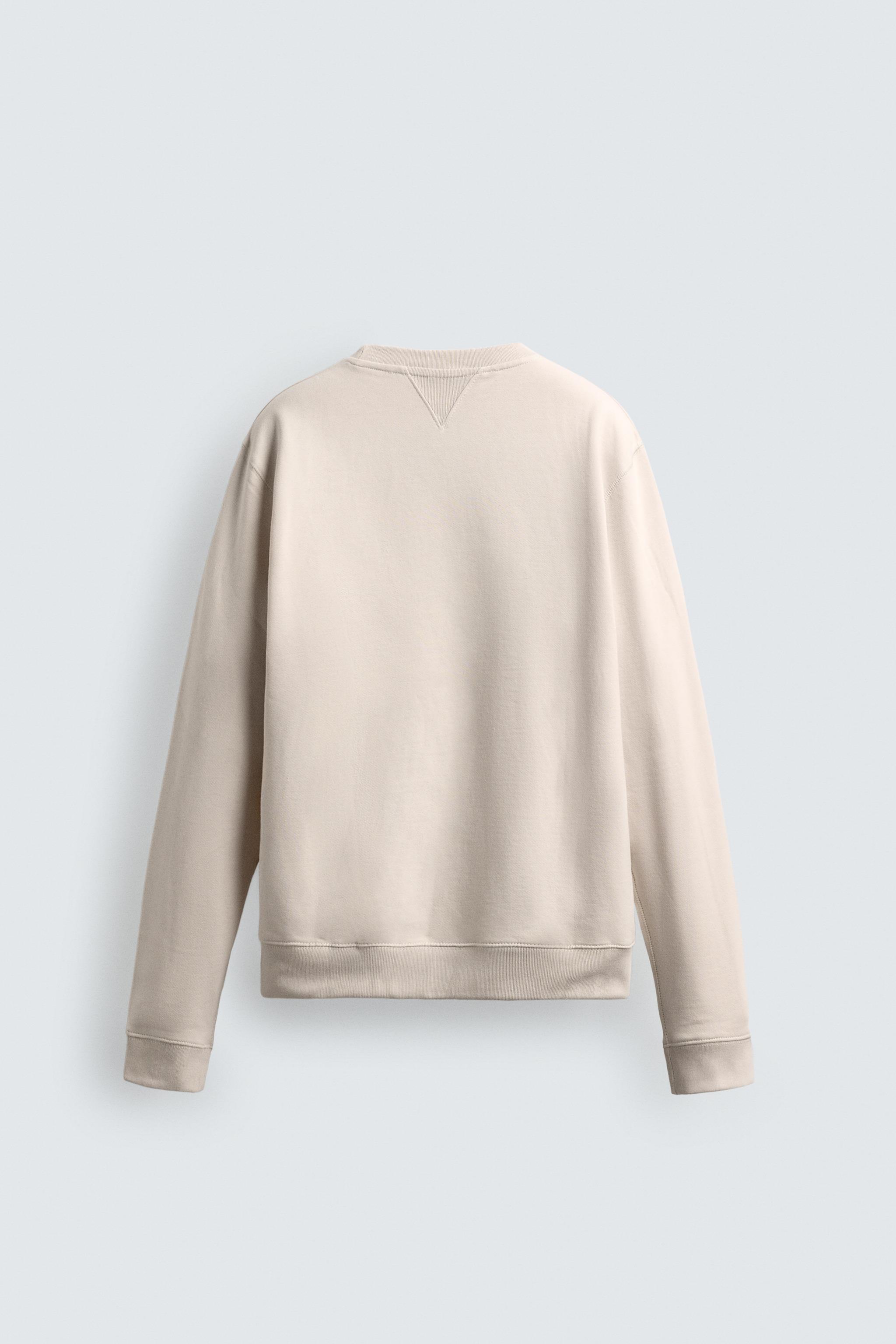 EMBROIDERED TEXT SWEATSHIRT